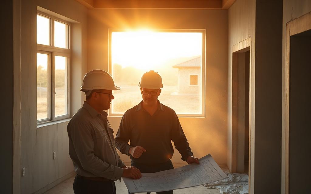 Exemplo de website corporativo para empresa de construção civil